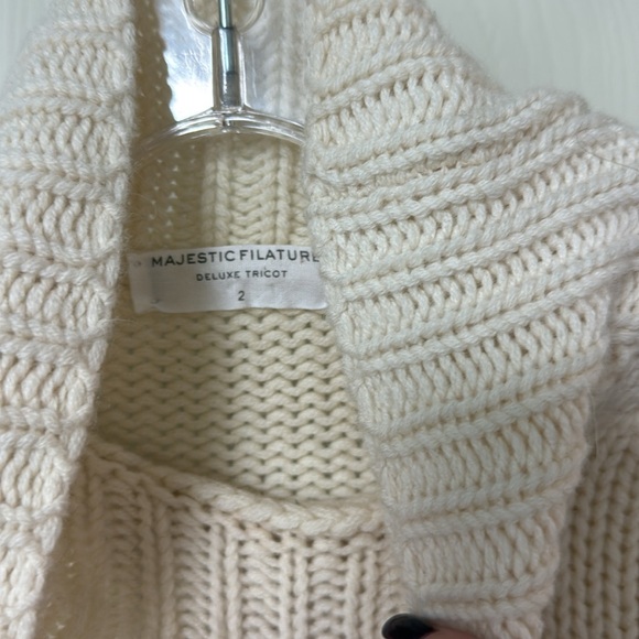 Worn once. Majestic Filatures sweater and matching scarf. Worn once. - Picture 6 of 6